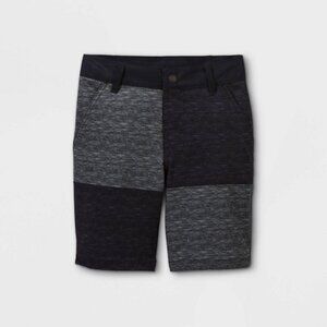 Art Class Boys' Pieced Hybrid Swim Shorts Black 12 Husky